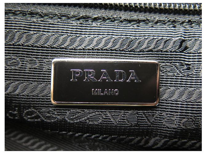 BORSA A MANO PRADA DA VIAGGIO WEEK-END TOTE IN NYLON NERO - vista 9