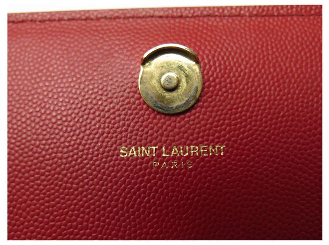 SAINT LAURENT KATE MEDIUM 364021 RED LEATHER SHOULDER BAG - view 11
