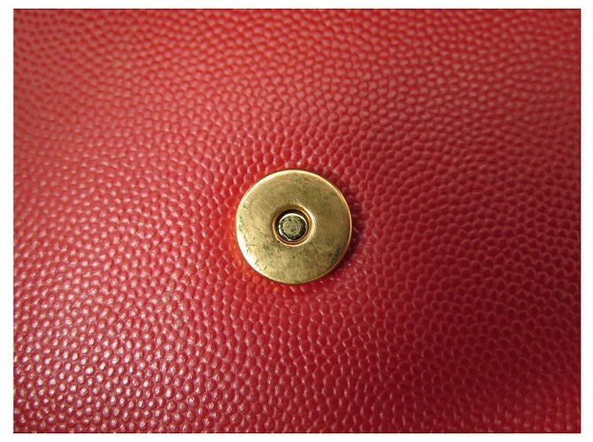 SAINT LAURENT KATE MEDIUM 364021 RED LEATHER SHOULDER BAG - view 12