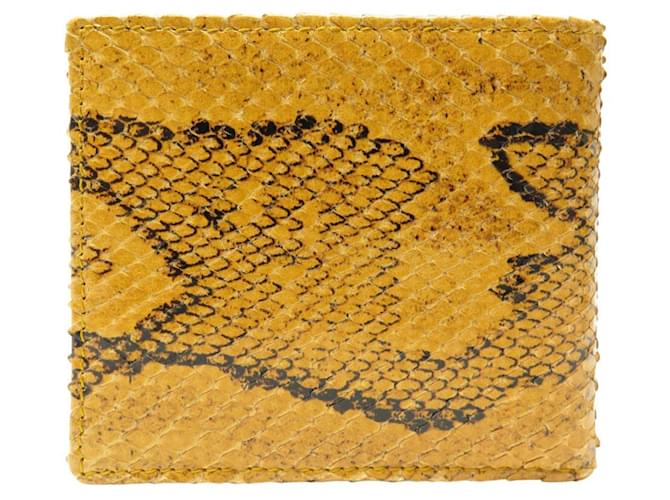 NEUER GUCCI 664784 PYTHONLEDER GELB KARTENHALTER - Ansicht 2
