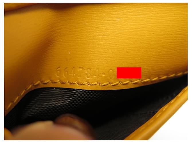 NEUER GUCCI 664784 PYTHONLEDER GELB KARTENHALTER - Ansicht 8