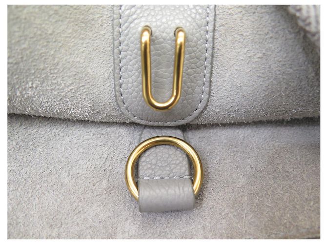 Céline NEUE CELINE EIMER-TASCHE MIT GURT 189593AH4.10DC GRAINED LEATHER GRAU HANDTASCHE - Ansicht 10