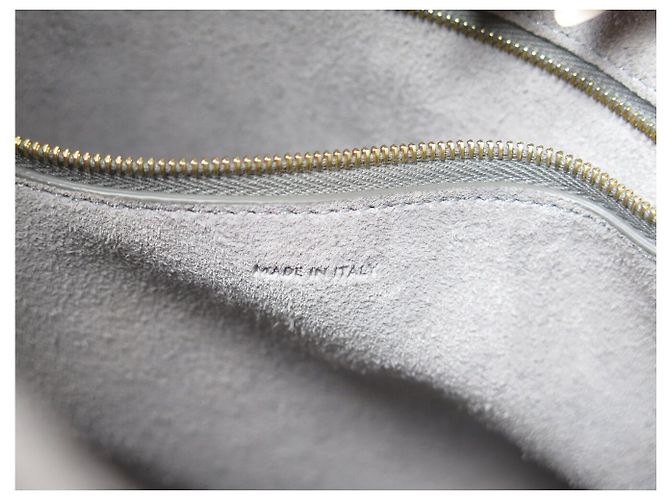 Céline NEUE CELINE EIMER-TASCHE MIT GURT 189593AH4.10DC GRAINED LEATHER GRAU HANDTASCHE - Ansicht 14