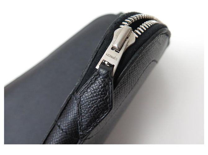 Hermès MALLETTA HERMES 57 IN CUOIO EPSOM NERO PER MACBOOK - vista 13