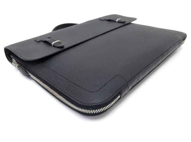 Hermès MALLETTA HERMES 57 IN CUOIO EPSOM NERO PER MACBOOK - vista 3