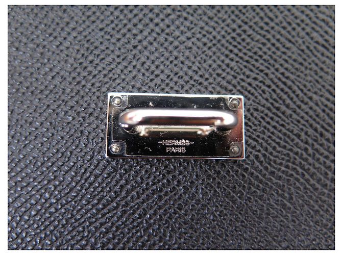 Hermès MALLETTA HERMES 57 IN CUOIO EPSOM NERO PER MACBOOK - vista 7
