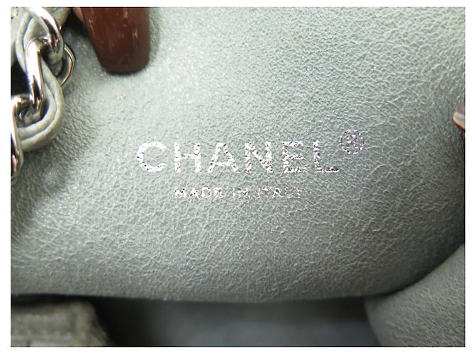 BOLSA DE MÃO CHANEL BOLSA DE COMPRAS CAMÉLIA COURO SUEDE CINZA BOLSA TOTE - vista 15