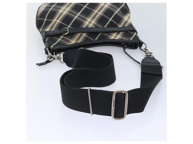 Burberry Nova Check Etichetta Blu Tela Nero - vista 7
