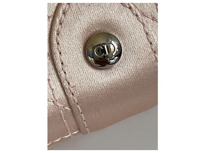 Dior Borsa Lady Dior East West in satin di seta rosa - vista 10