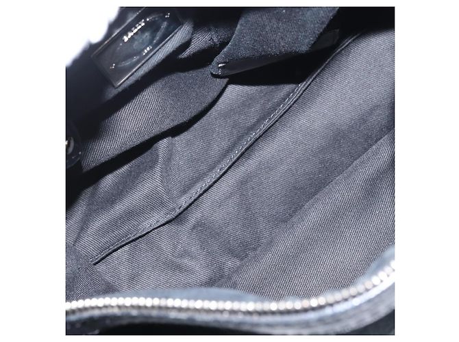 Vintage Schultertasche Bally aus Wildleder Schwarz - Ansicht 5