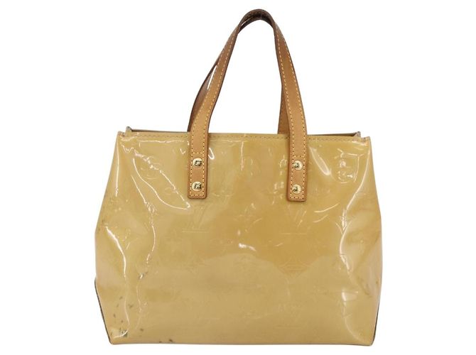 Borsa Reade Monogram Vernis PM di Louis Vuitton Beige - vista 2