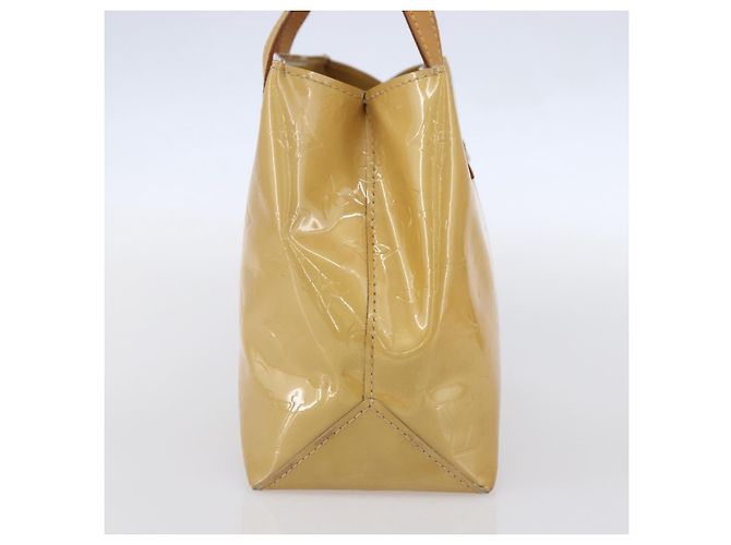 Borsa Reade Monogram Vernis PM di Louis Vuitton Beige - vista 3