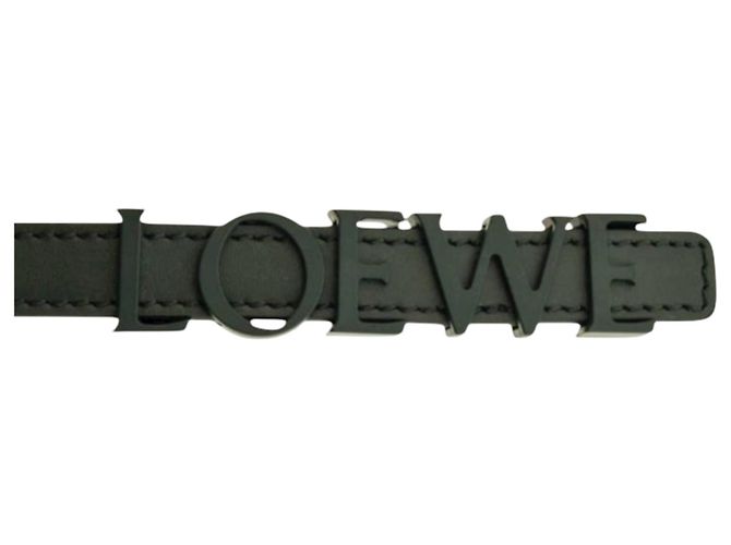 Cintura Loewe Bold in pelle verde - vista 9