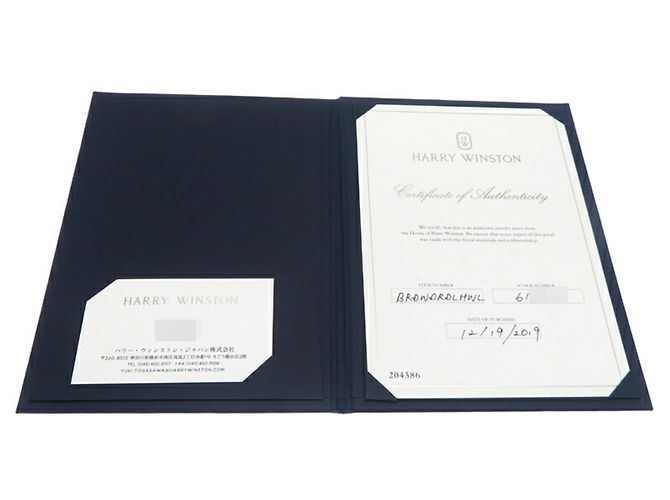 Bracciale charm in oro bianco 18K Harry Winston - vista 10
