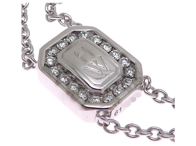 Bracciale charm in oro bianco 18K Harry Winston - vista 2