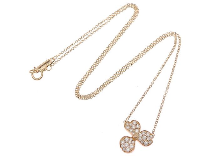 Tiffany & Co Collana in diamante Tiffany Paper Flower in oro rosa D'oro - vista 6