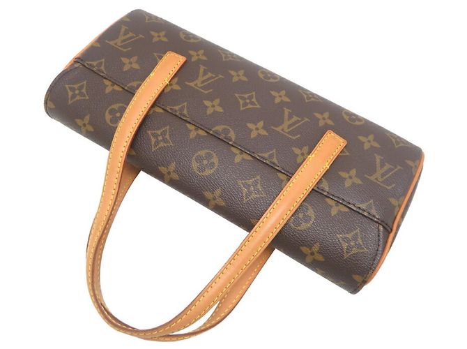 Borsa a mano donna Louis Vuitton Sonatine M51902 Marrone Monogramma - vista 4