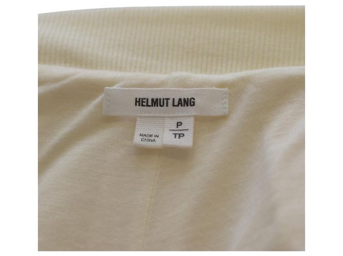 Helmut Lang Oversized Off-White Wool Zip Jacket – Size P (XS/S) Zipper closure Cream - view 3