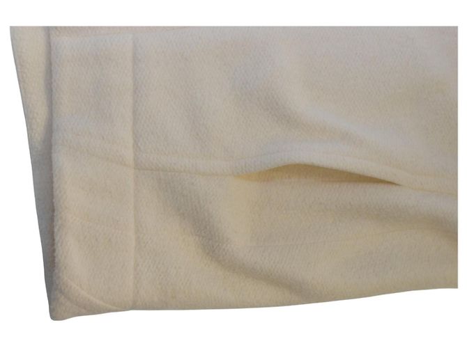 Helmut Lang Oversized Off-White Wool Zip Jacket – Size P (XS/S) Zipper closure Cream - view 7