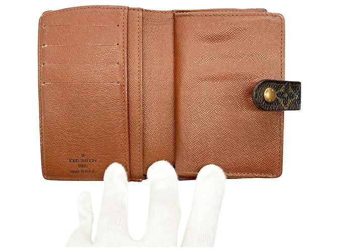 Billetera bi-fold Monogram Louis Vuitton Castaño - vista 11