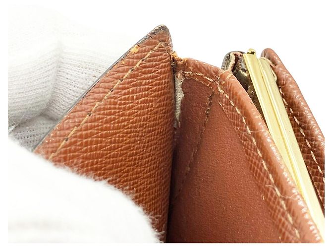Billetera bi-fold Monogram Louis Vuitton Castaño - vista 17