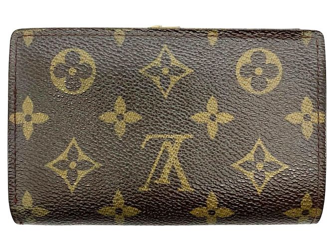 Billetera bi-fold Monogram Louis Vuitton Castaño - vista 2