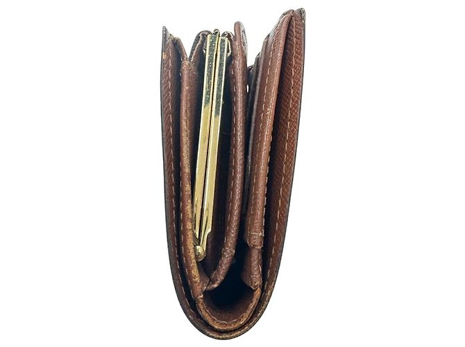 Billetera bi-fold Monogram Louis Vuitton Castaño - vista 3