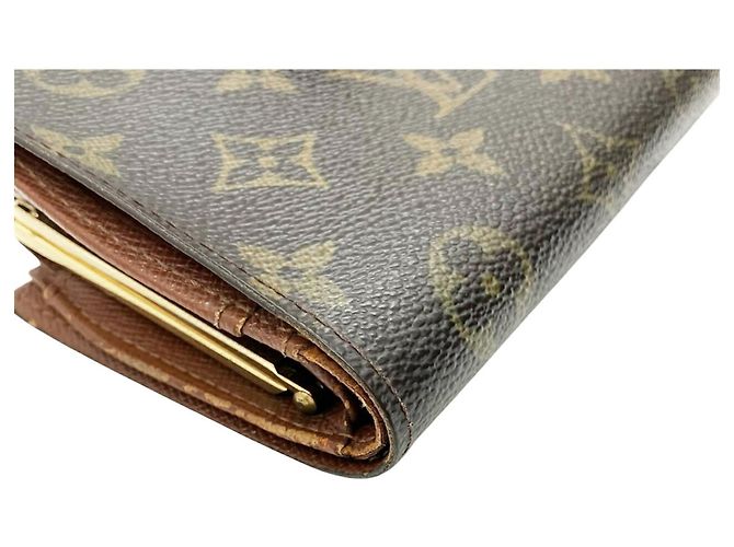 Billetera bi-fold Monogram Louis Vuitton Castaño - vista 5