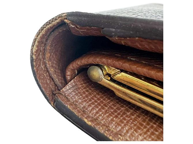 Billetera bi-fold Monogram Louis Vuitton Castaño - vista 9