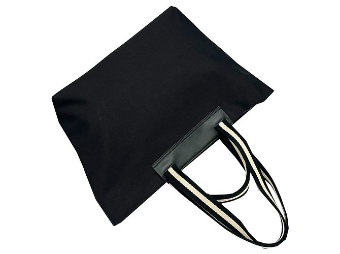 Bally Canvas- und Leder-Shopper Schwarz - Ansicht 11