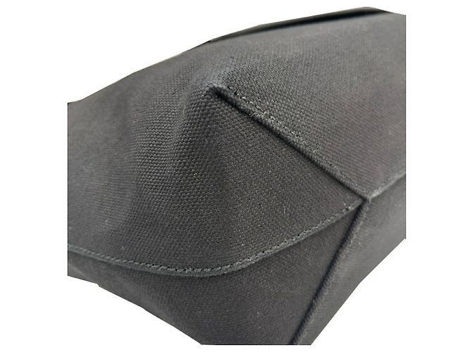 Bally Canvas- und Leder-Shopper Schwarz - Ansicht 6