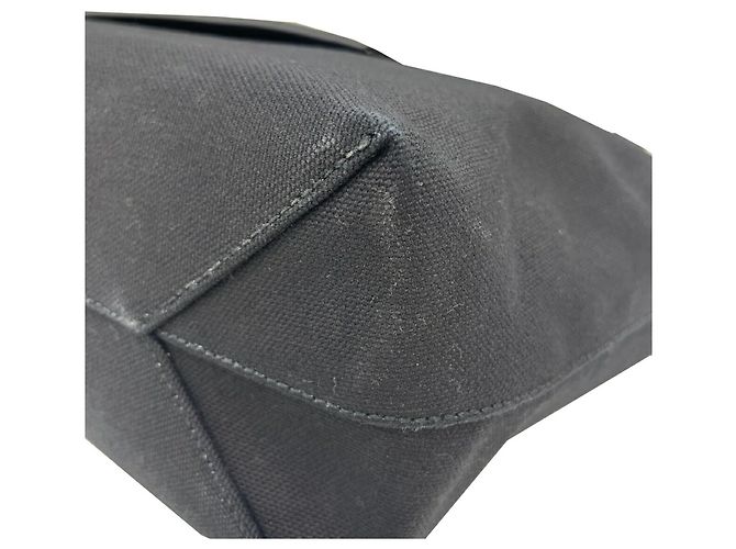Bally Canvas- und Leder-Shopper Schwarz - Ansicht 7