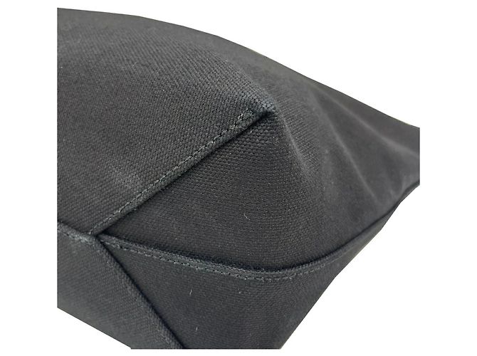 Bally Canvas- und Leder-Shopper Schwarz - Ansicht 9