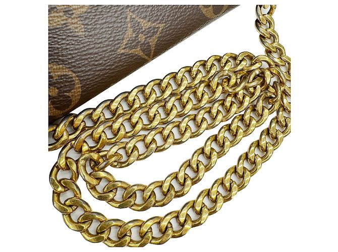 Borsa a Spalla Passy Louis Vuitton Marrone Nero - vista 10