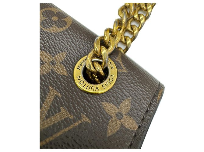 Borsa a Spalla Passy Louis Vuitton Marrone Nero - vista 13