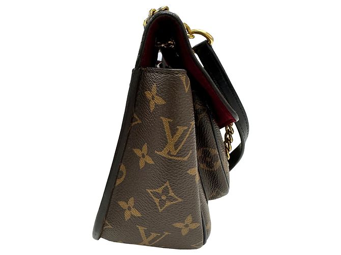 Borsa a Spalla Passy Louis Vuitton Marrone Nero - vista 3