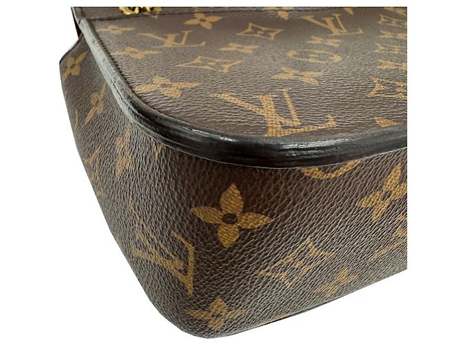 Borsa a Spalla Passy Louis Vuitton Marrone Nero - vista 8