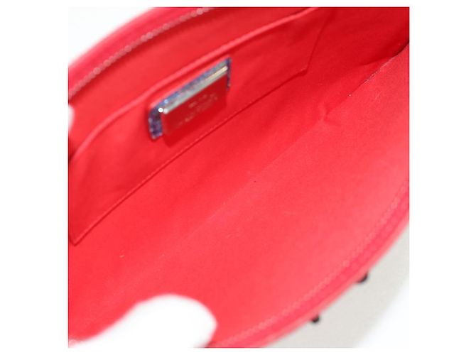 Christian Louboutin Loubiclutch in pelle stampata con borchie - vista 5