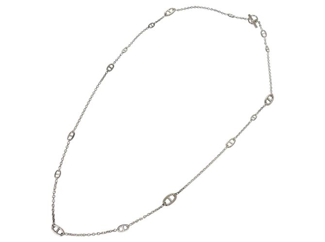 Collana Hermès Chaine d'Ancre in Argento 925 - vista 4