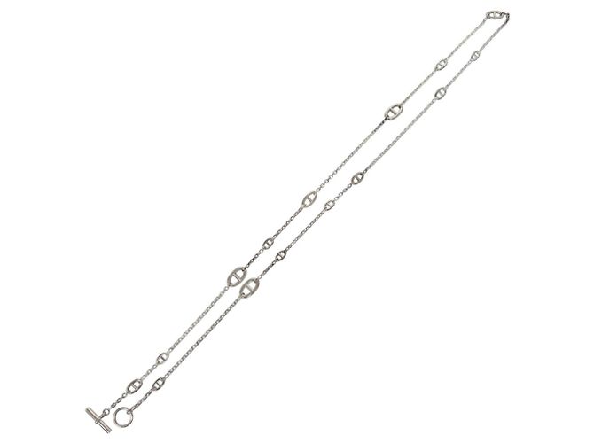 Collana Hermès Chaine d'Ancre in Argento 925 - vista 5