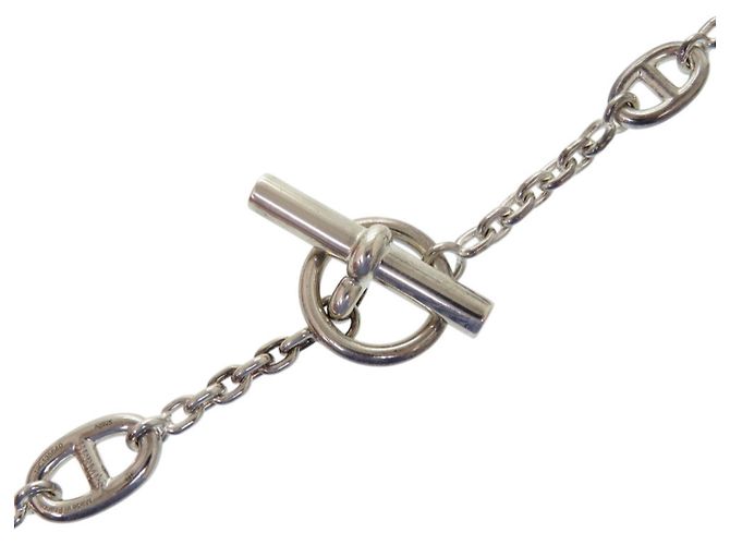 Collana Hermès Chaine d'Ancre in Argento 925 - vista 7