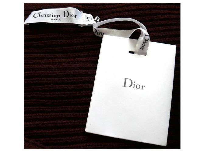 Sciarpa avvolta torcigliata Christian Dior x Raf Simons Pre-Fall 2014 Prugna - vista 6