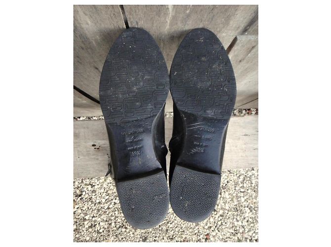 Botas Sergio Rossi de piel negra Negro - vista 5