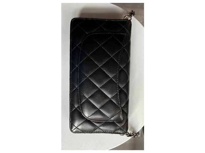Wallet On Chain Chanel WOC Negro - vista 3