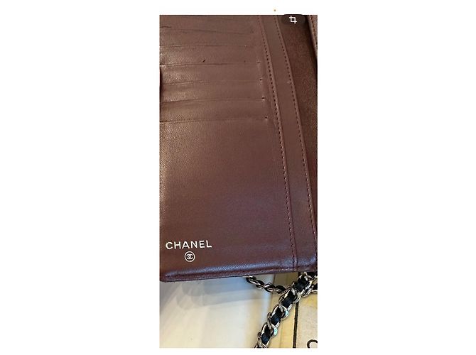 Wallet On Chain Chanel WOC Negro - vista 4