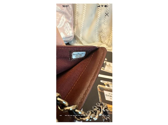 Wallet On Chain Chanel WOC Negro - vista 5