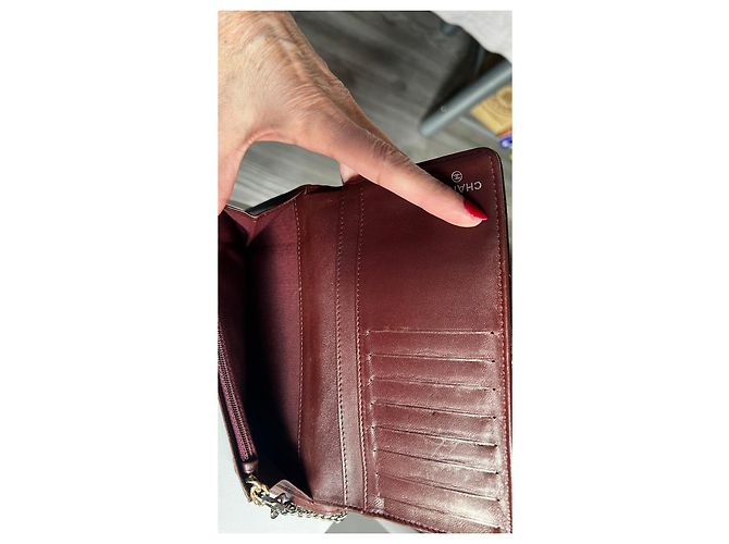 Wallet On Chain Chanel WOC Negro - vista 6