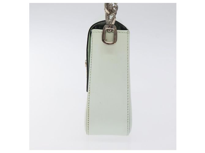 Céline Celine Flap Shoulder Leather Silber - Ansicht 3