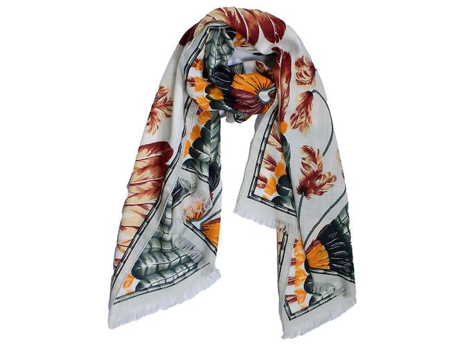 Sciarpa in cashmere e seta BRAZIL di Hermès Multicolore - vista 2
