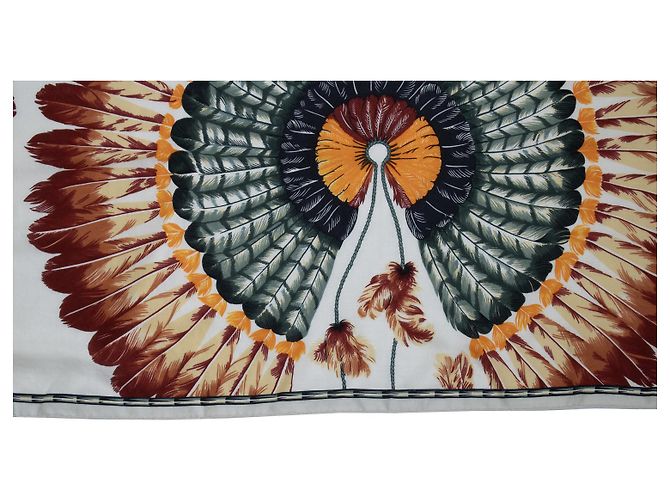 Sciarpa in cashmere e seta BRAZIL di Hermès Multicolore - vista 9